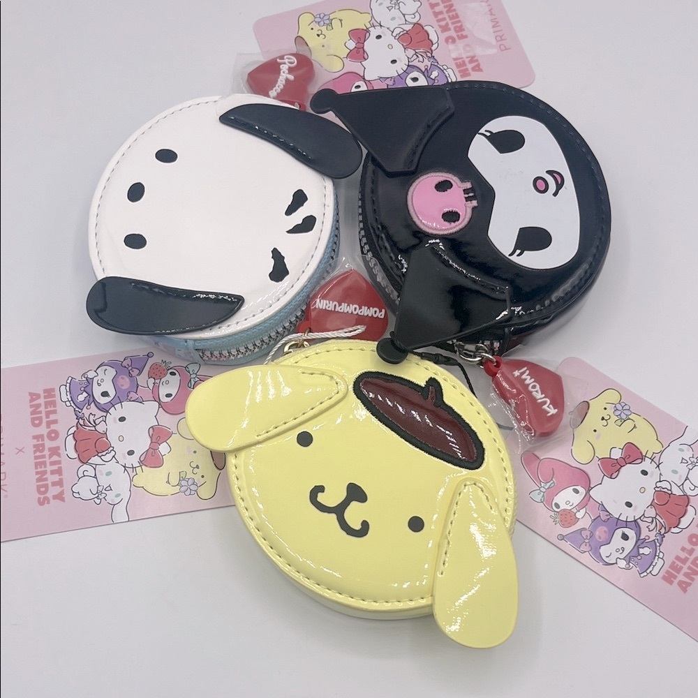 All 3 Sanrio Coin Cases